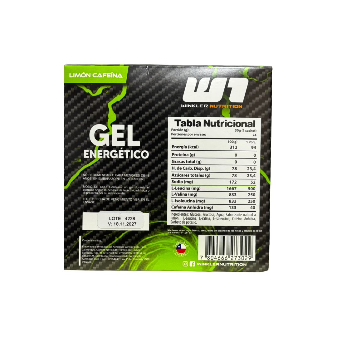 Gel Voltage Cafeína + BCAAs 30 grs