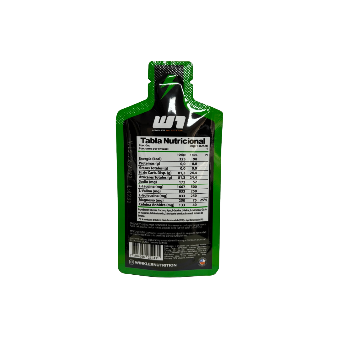 Gel Voltage Cafeína + BCAAs 30 grs