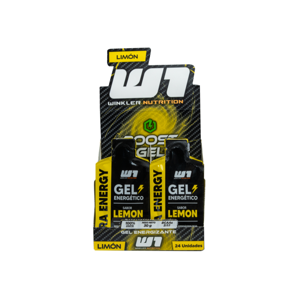 Pack 24 Gel Energético Boost + BCAAs 30 grs