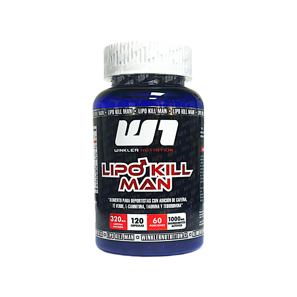 Termogénico Lipo Kill Man 120 cápsulas