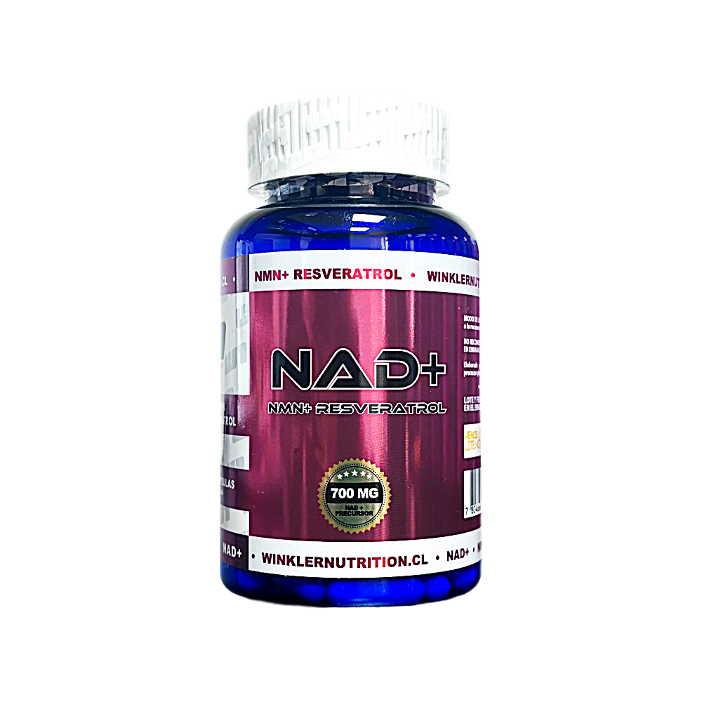 NAD+ NMN+ Resveratrol 60 cápsulas