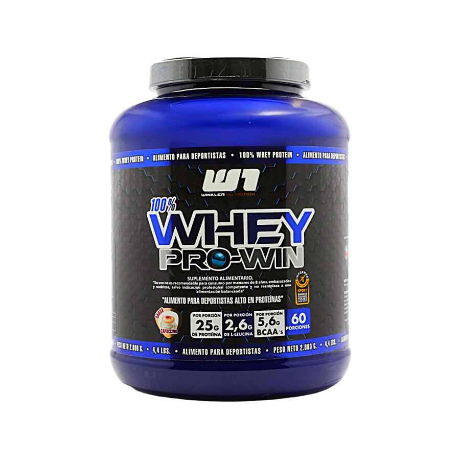 Proteína Whey Pro Win 2 kg - 60 Porciones – Winkler Nutrition