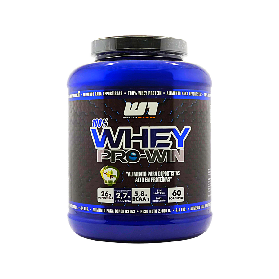Proteína Whey Pro Win 2 kg - 60 Porciones – Winkler Nutrition