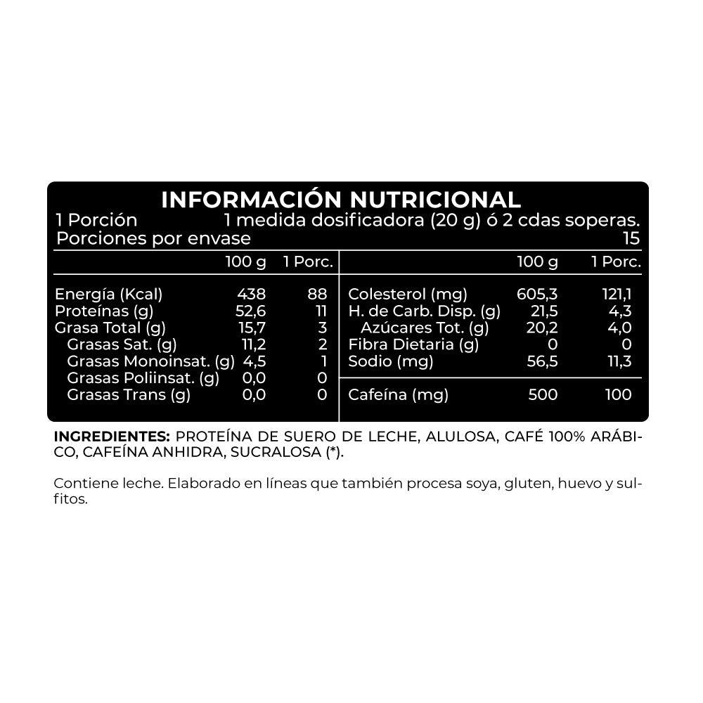 Cafeína Coffit Protein 300 grs