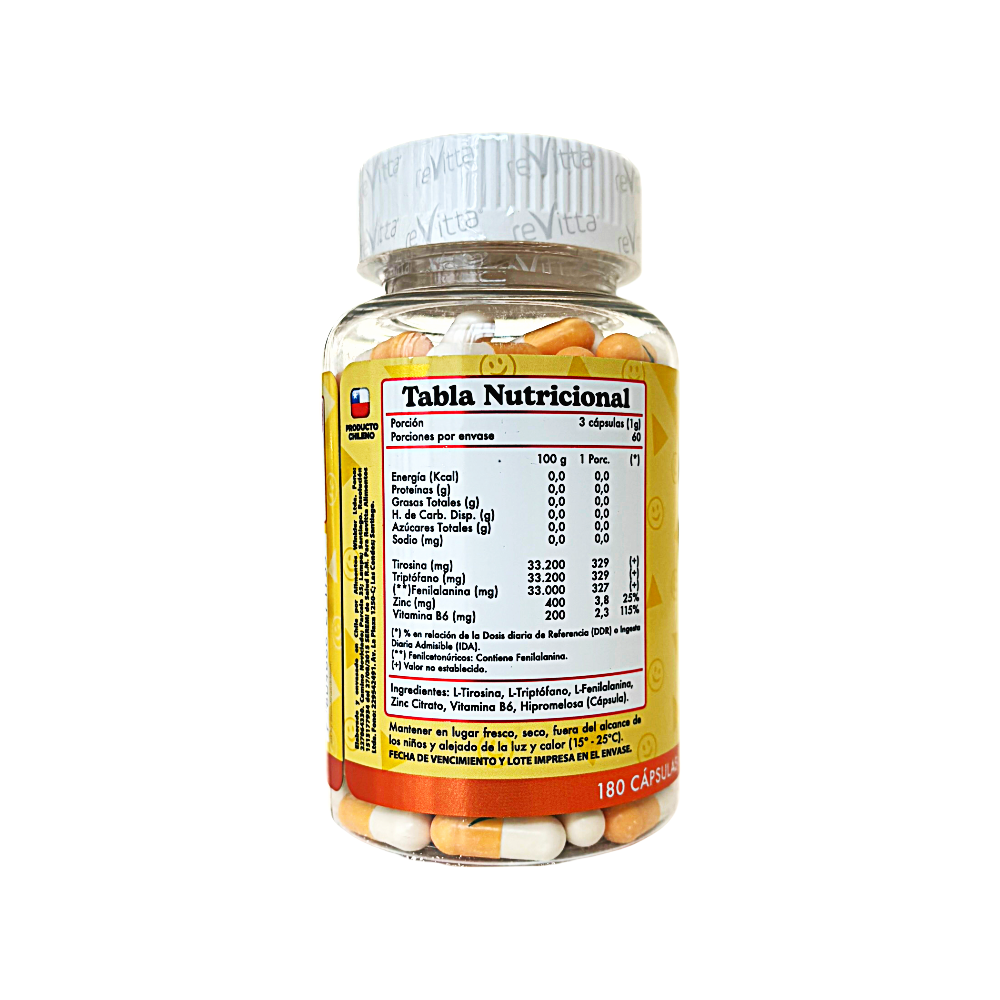 Aminoácidos Happy Pills 180 cápsulas