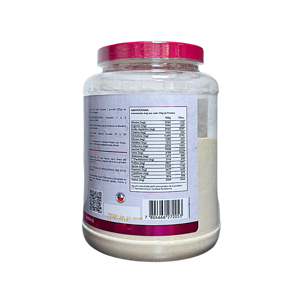 Proteína Whey Femme Protein 1 kg