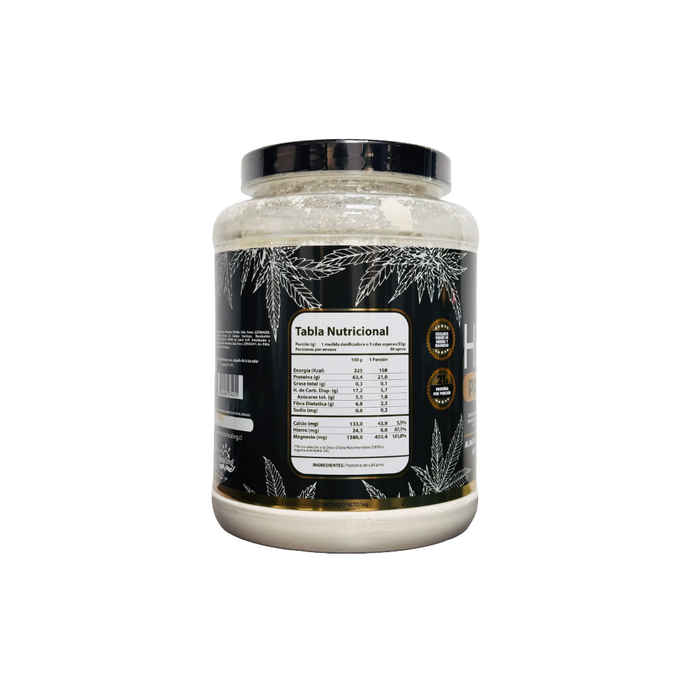Proteína de cáñamo Healing Hemp Protein 1 kg