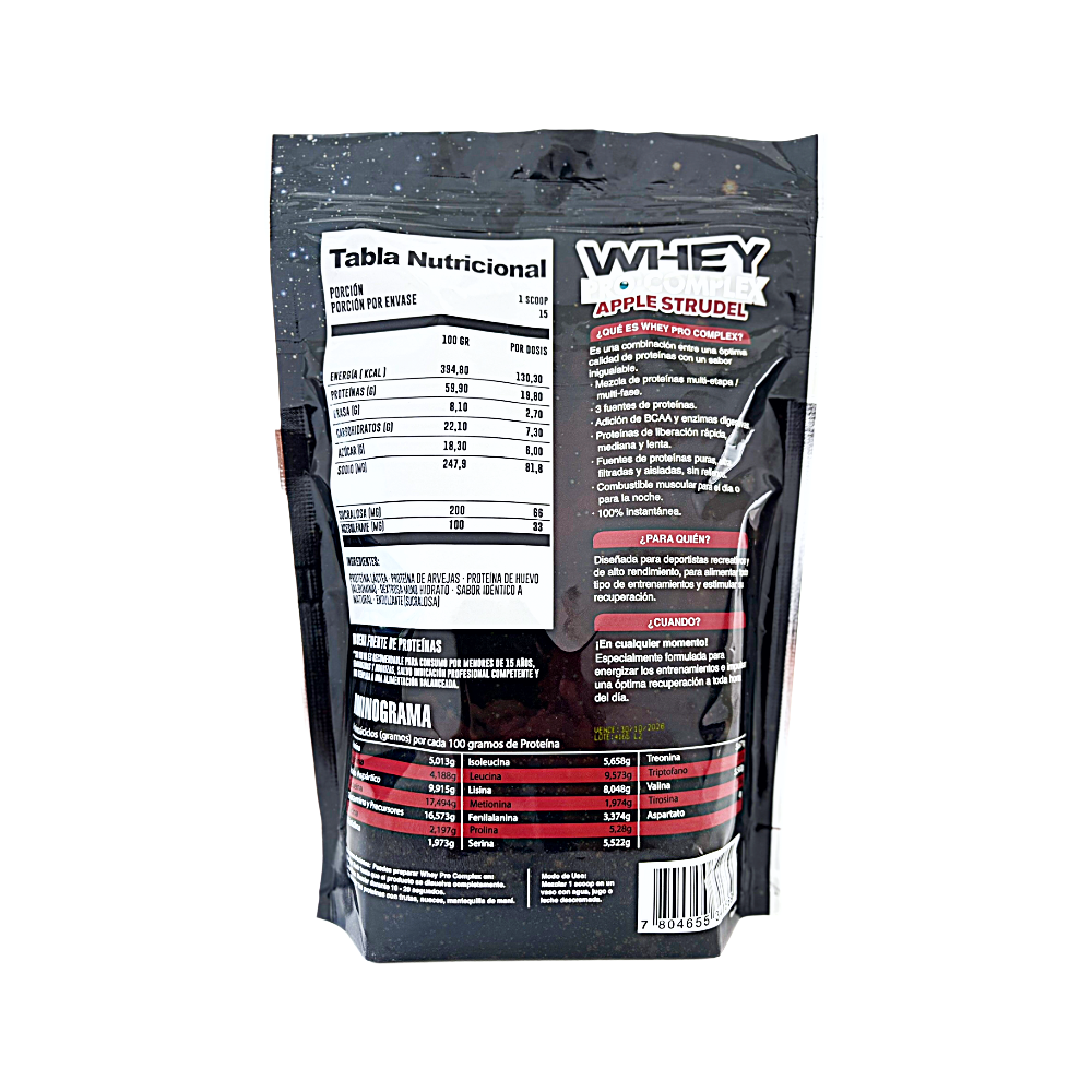 Proteína Whey Pro Complex Multi-Fase 500 grs