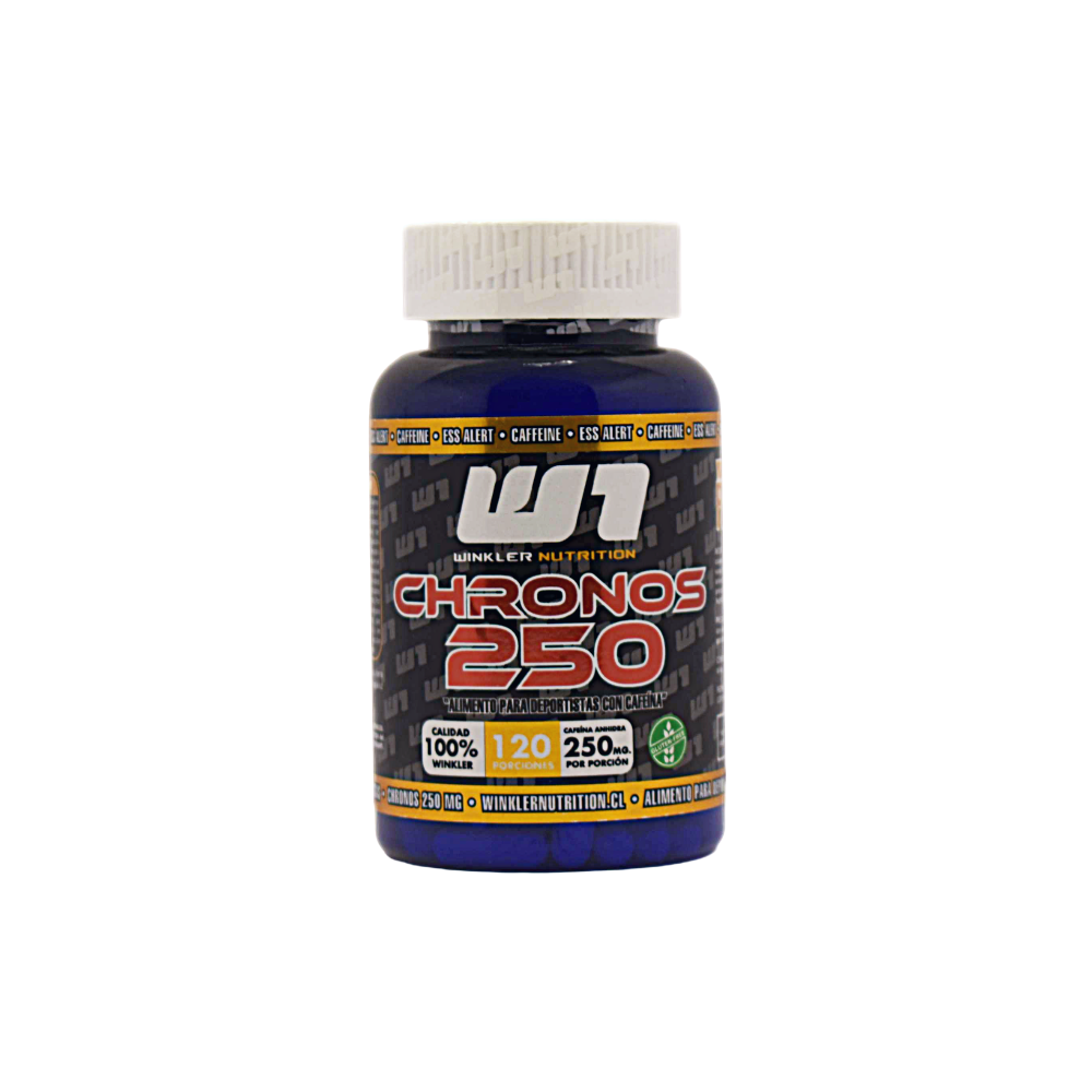 Cafeína Chronos 250 120 cápsulas
