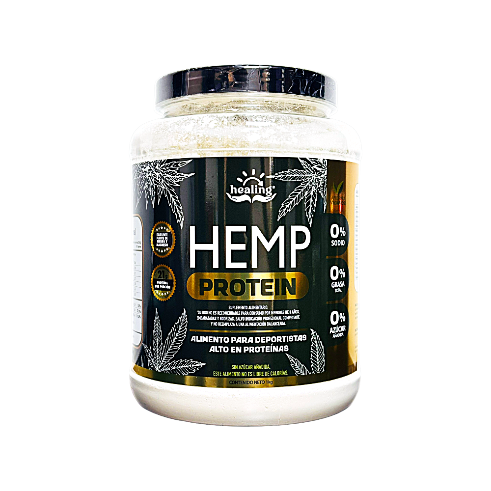 Healing Hemp Protein 1 kg – 30 servicios