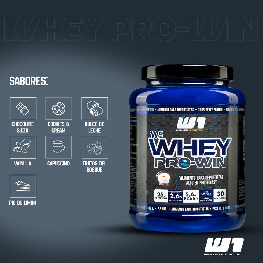 Pro Win Powder Proteína Whey Pro Win 2 kg - 60 Porciones – Winkler Nutrition