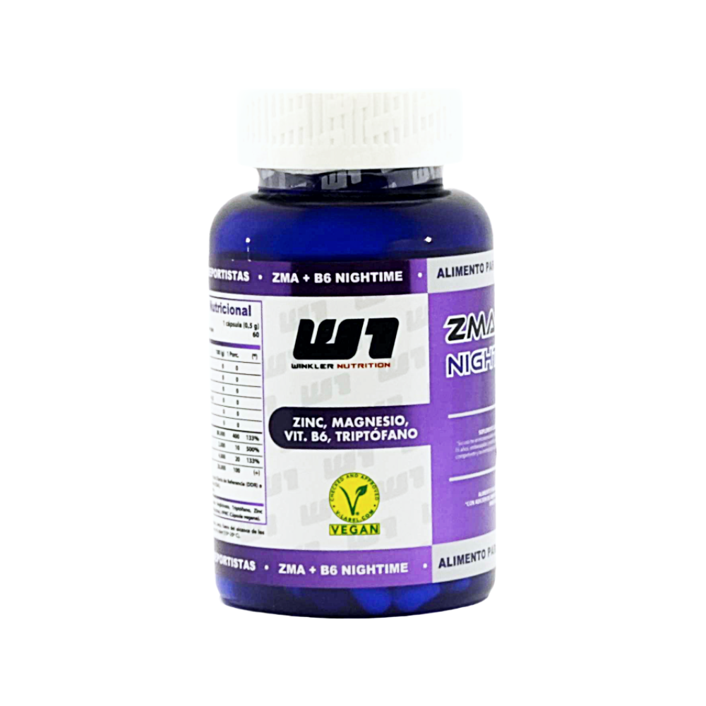 Pro-hormonal ZMA Nightime +B6 60 cápsulas