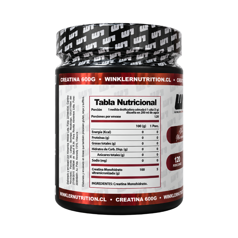Creatina Monohidrato 600 g – 120 porciones