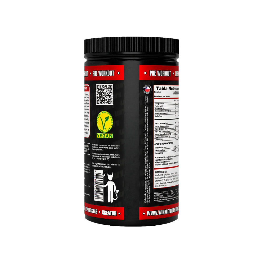 Pre Entreno Kreator 600 g – 30 servicios
