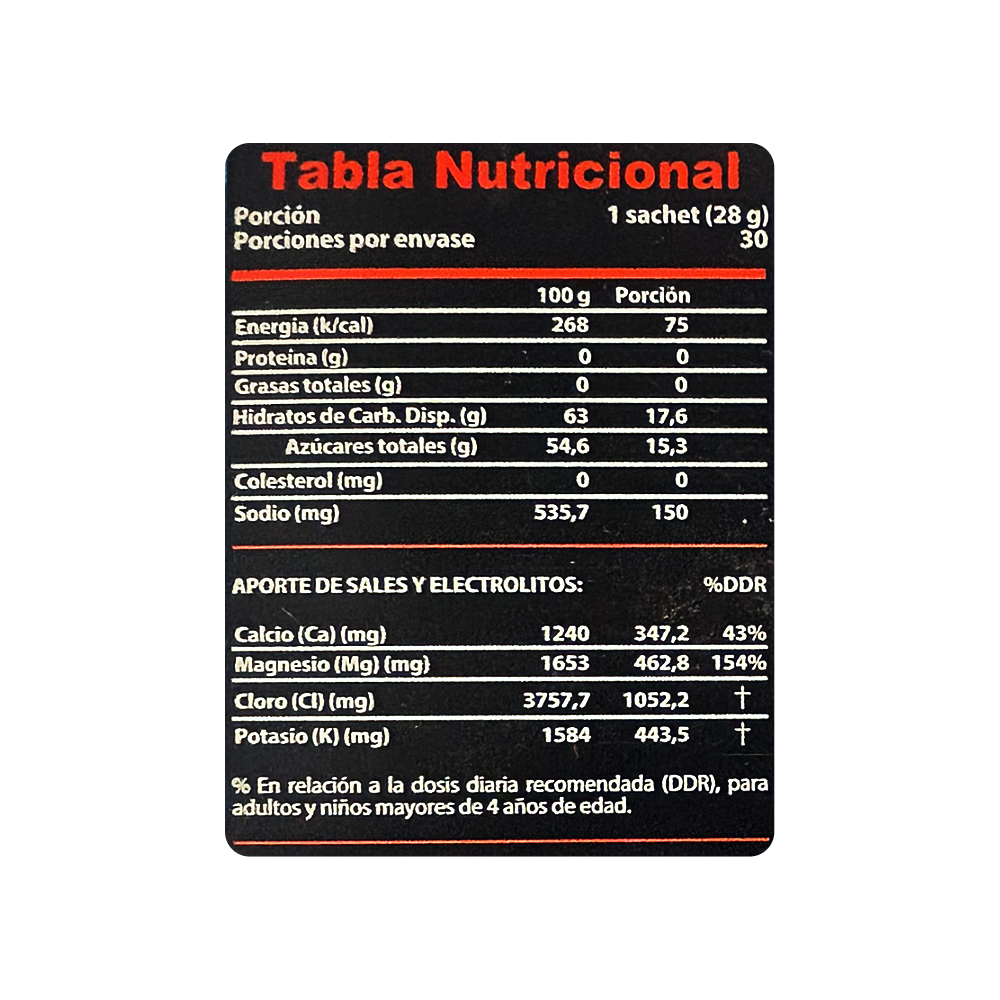 Pack 30 Drink Tonic Bebida Isotónica – 30 sachets