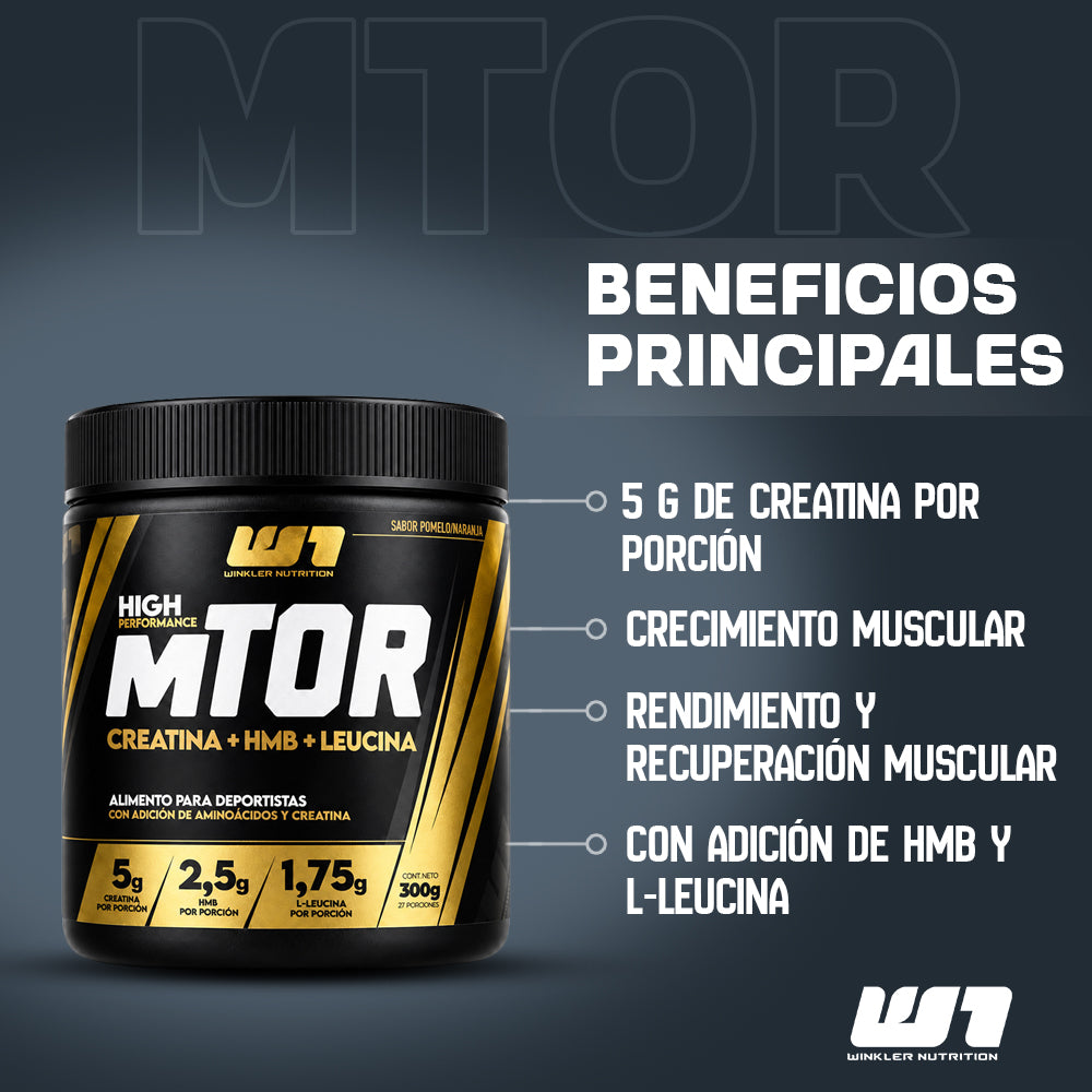 Post-entreno MTOR 300 g - Creatina + HMB + L-leucina