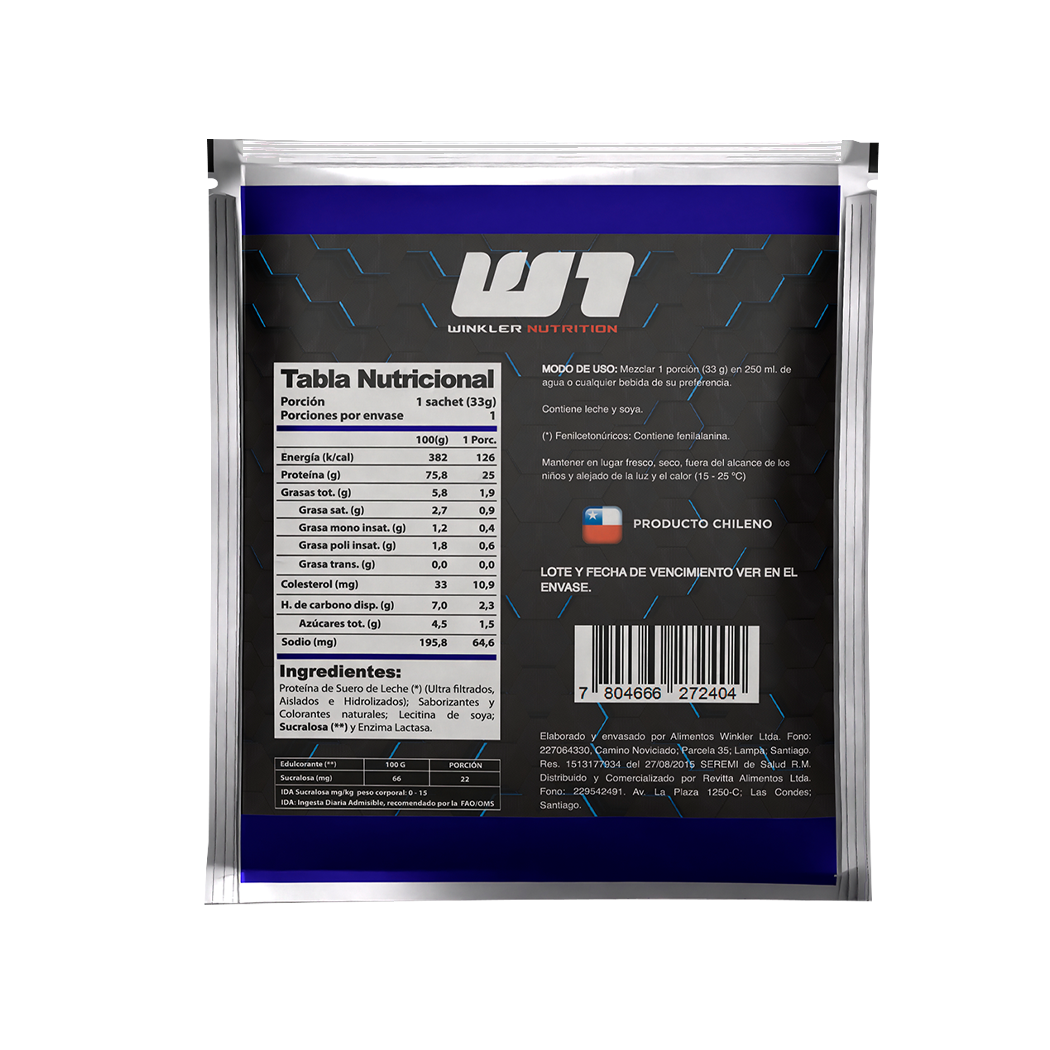 Whey Pro Win-Proteína Sachet 1 Und